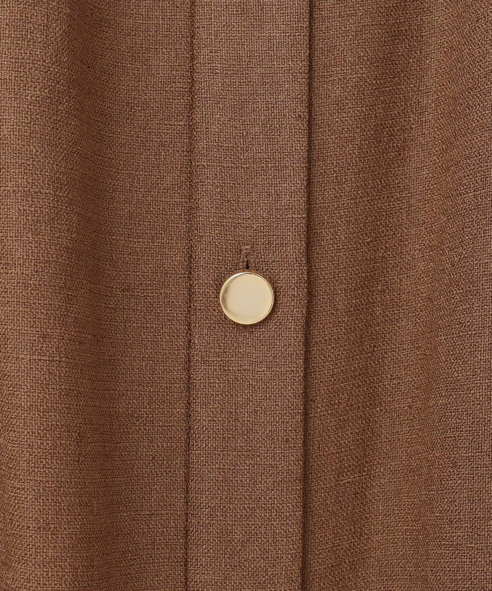 GRACE CONTINENTAL リネンタッチサファリドレス 