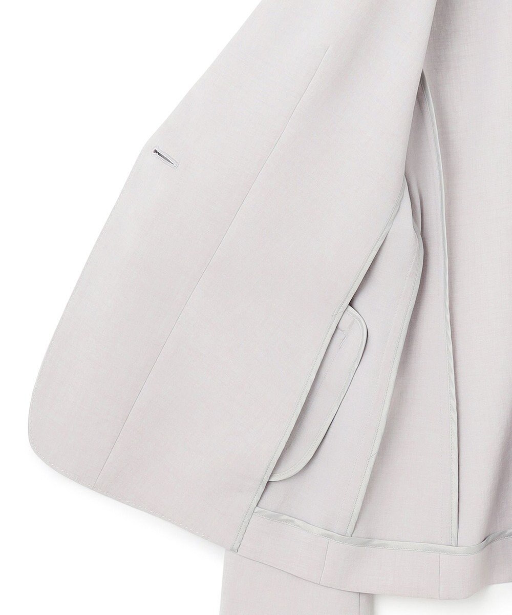 ICB L 【接触冷感・速乾・防シワ・洗える】 レーヨンライクトロ テーラードジャケット 