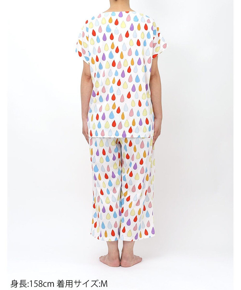 tsumori chisato SLEEP ツモリチサト パジャマ 綿100%(本体) 天竺素材 3分袖 半袖 8分丈 レディース UDT123 /ワコール 