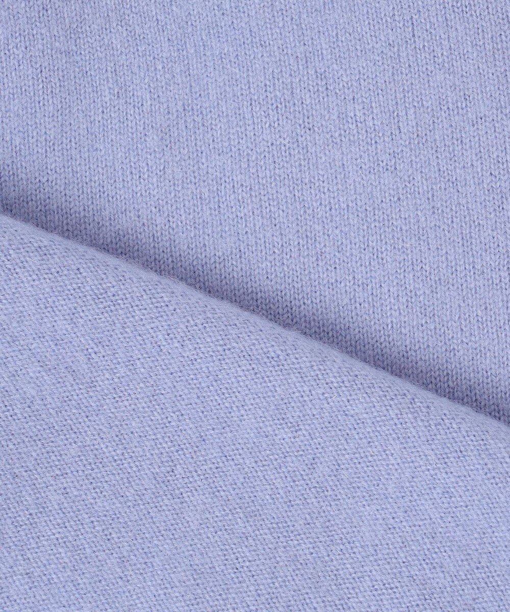 自由区 【洗える】ピュアカシミヤフリルディティール ニット 