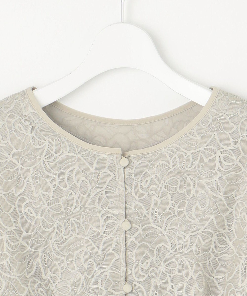 自由区 【カタログ掲載・洗える】レースブラウスコンビ ワンピース 