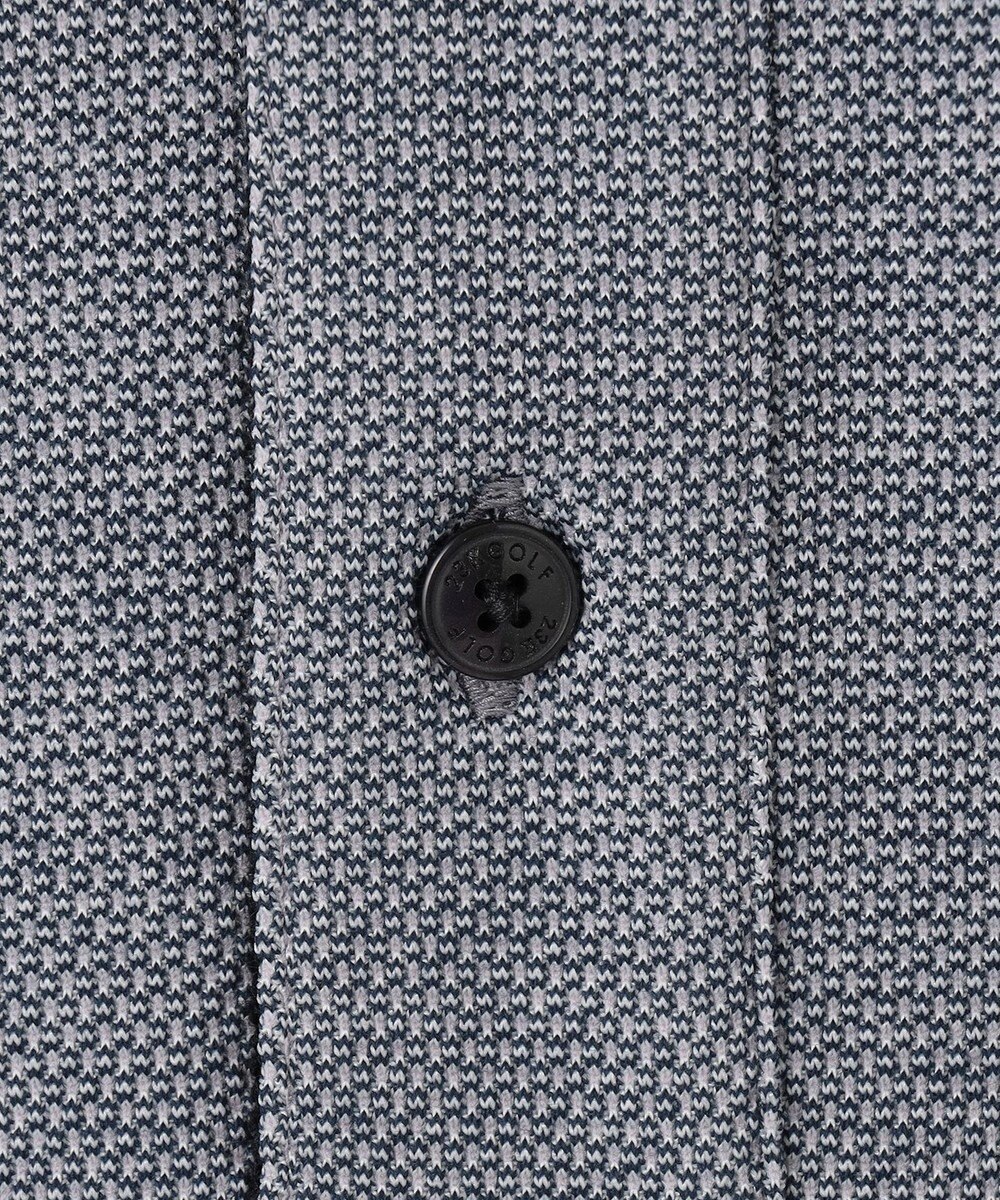 23区GOLF 定番人気【MEN/キングサイズ】ハニカムカノコ 長袖ポロシャツ 