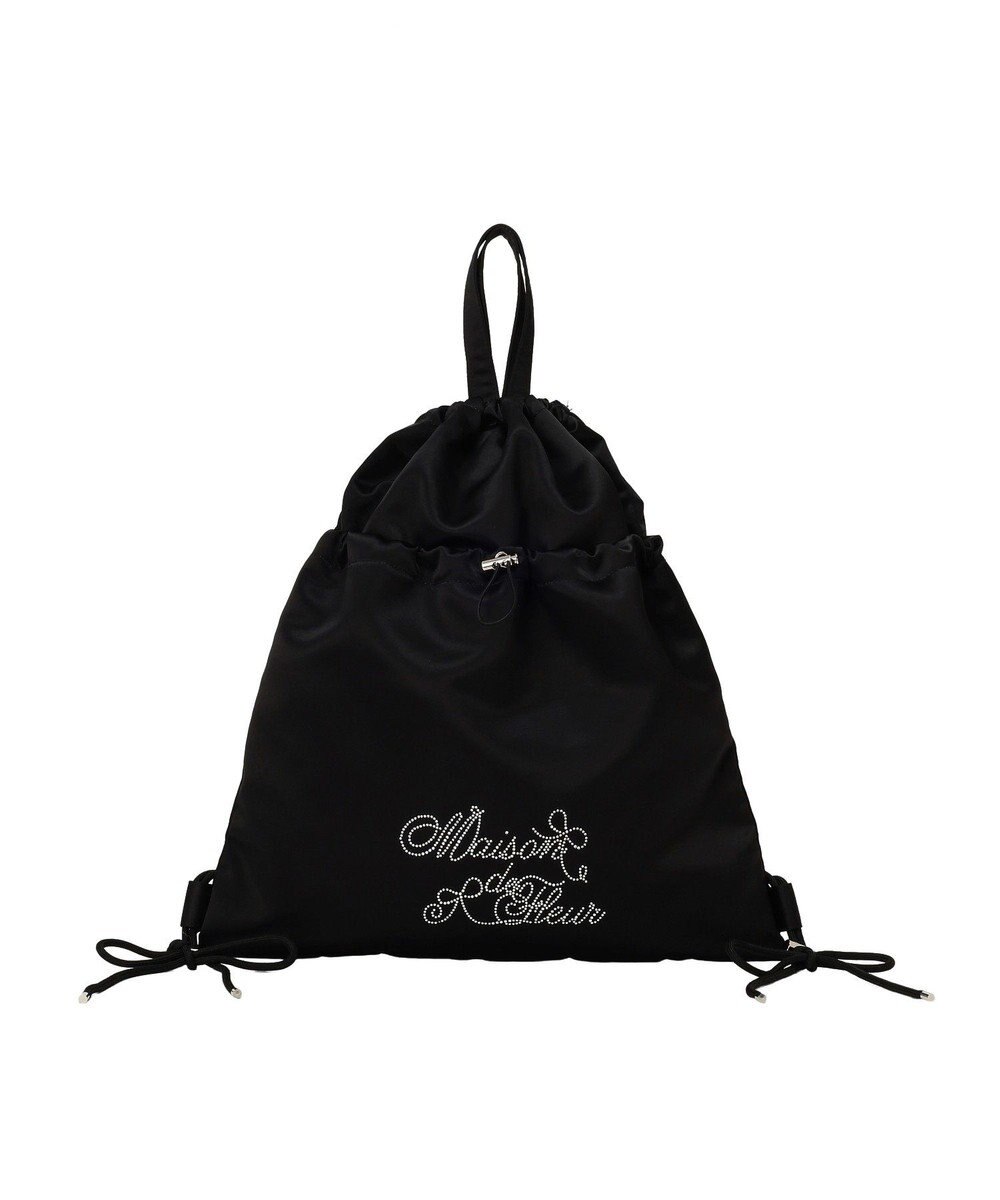 Maison de FLEUR キャザーリボンナップサック 