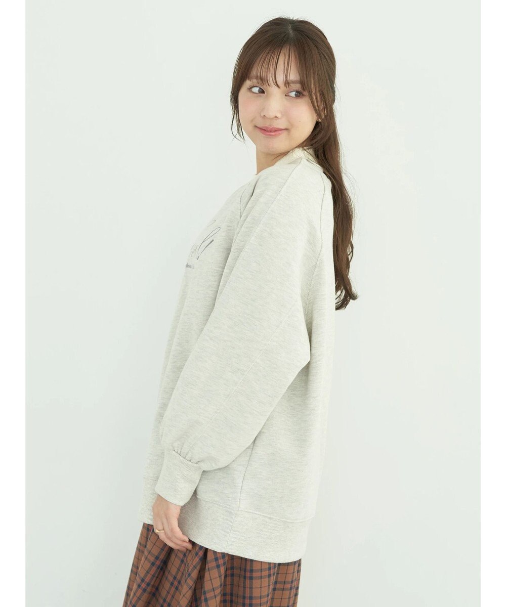 earth music&ecology 裏毛ロゴチュニック 