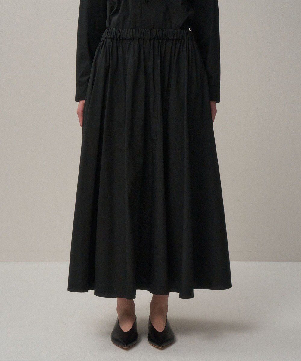 ATON NATURAL DYED COTTON LAWN | ギャザースカート 