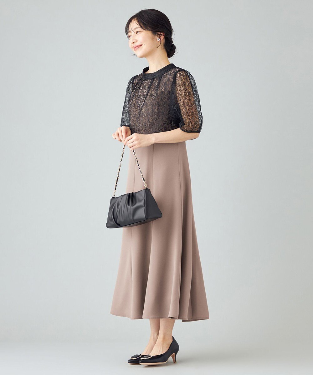 ANY SIS 【Lily Calin】レーストップス×マーメイド ドレス セット 