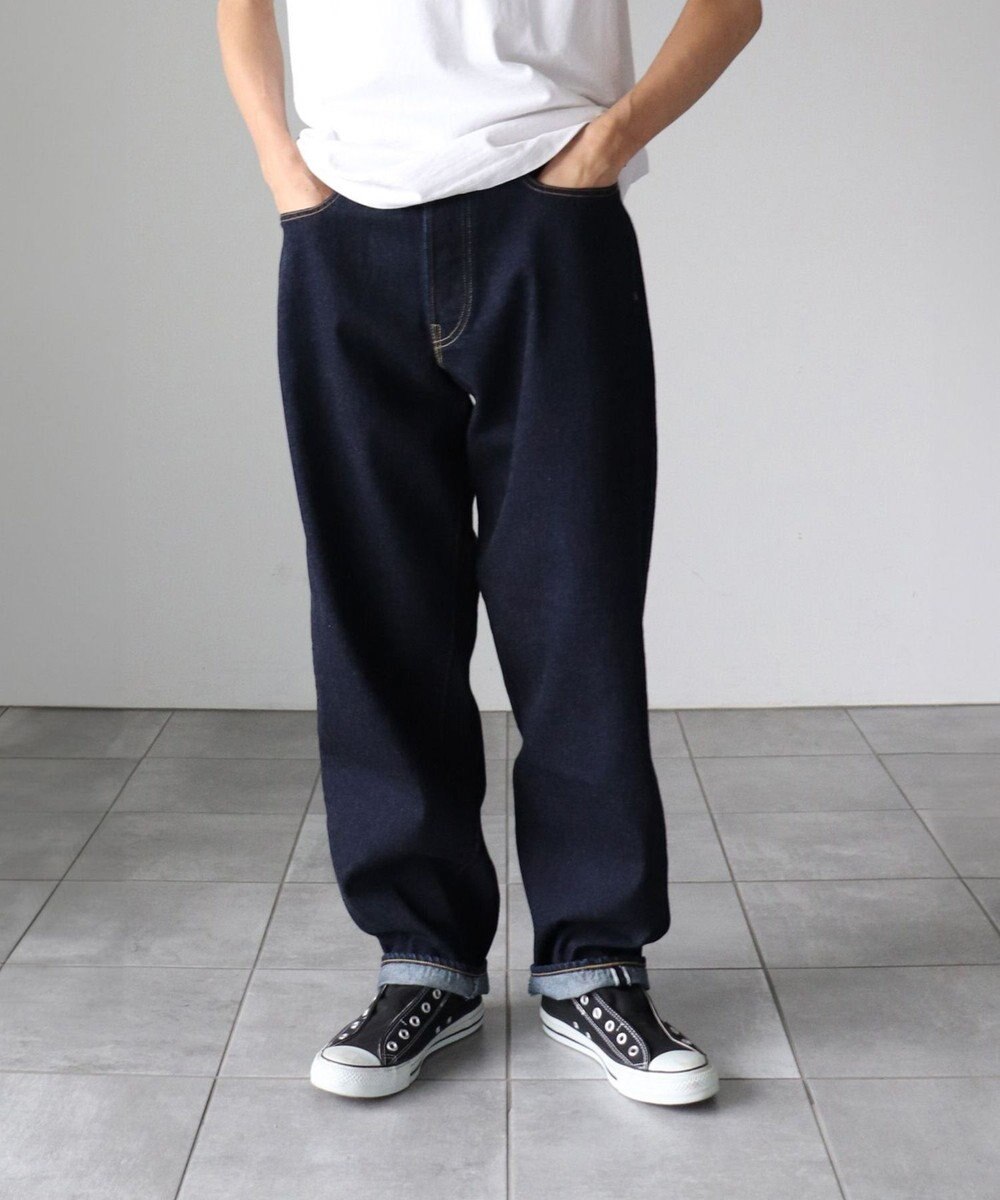 LENO LOOSE TAPERED JEANS 《UNISEX》 ルーズテーパードデニムパンツ 