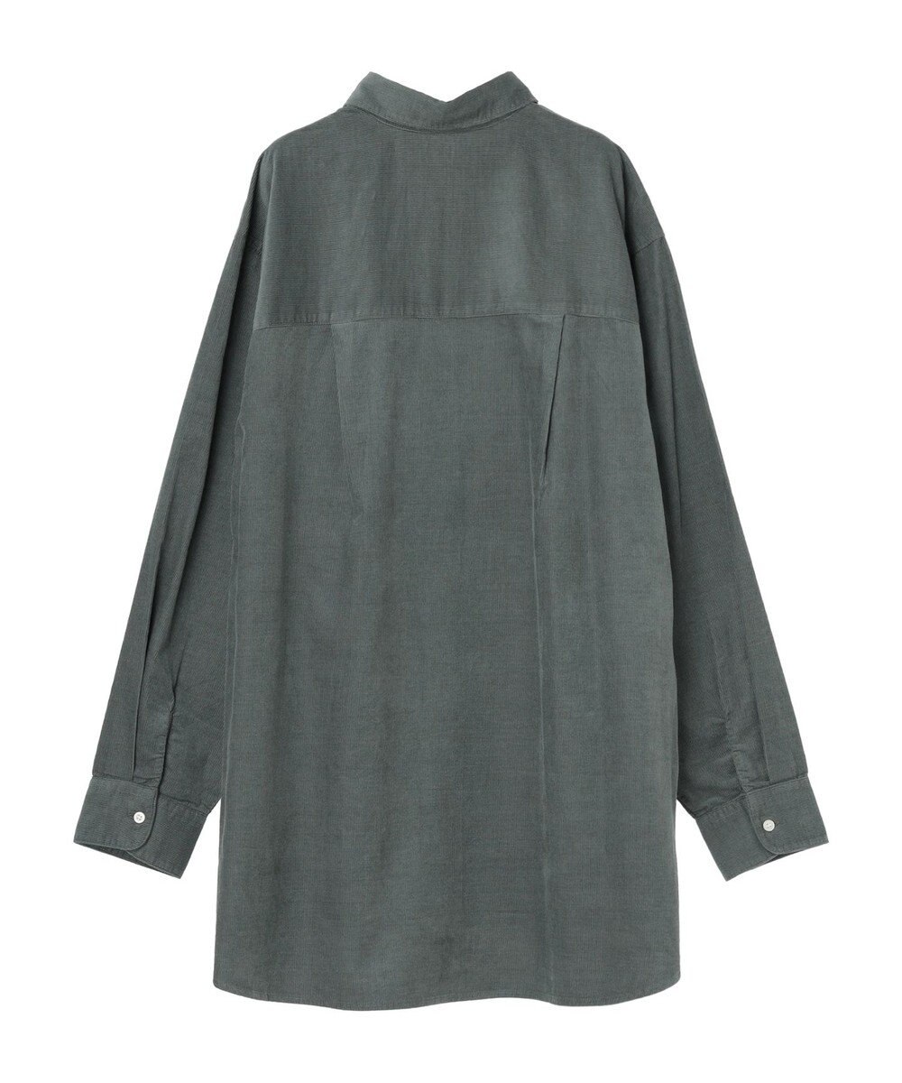 Green Parks 柔らかい細コールシャツ 