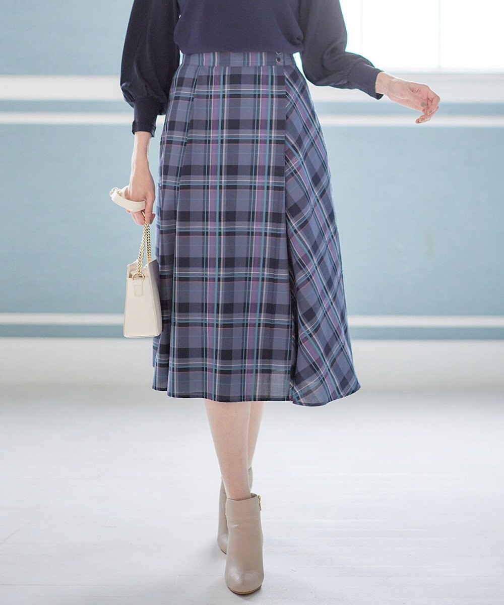 洗える】ライトカラーチェック スカート / any SiS L | ファッション