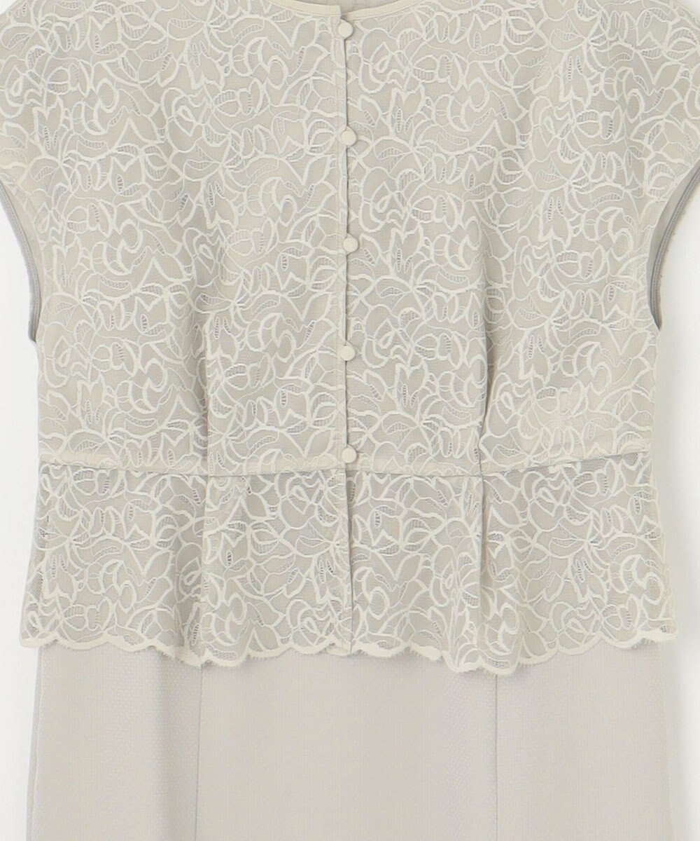 自由区 【カタログ掲載・洗える】レースブラウスコンビ ワンピース 