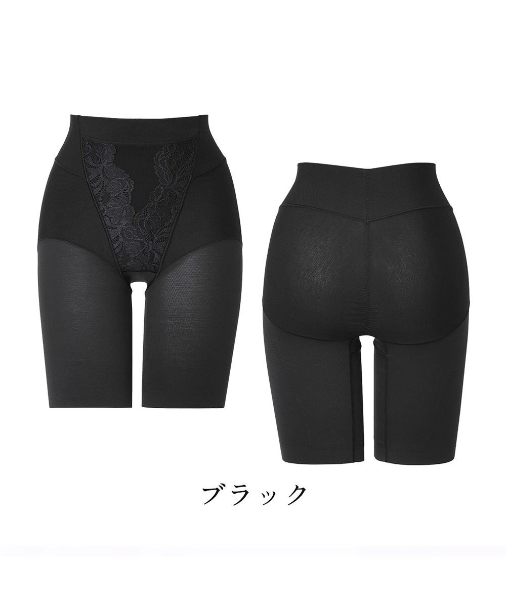 BRADELIS New York 【BRADELIS NewYork peace】綿混ストレッチハイブリッドガードル25 クロッチ付きで1枚履き可能な補整ガードル 消臭機能付き ブラデリス 