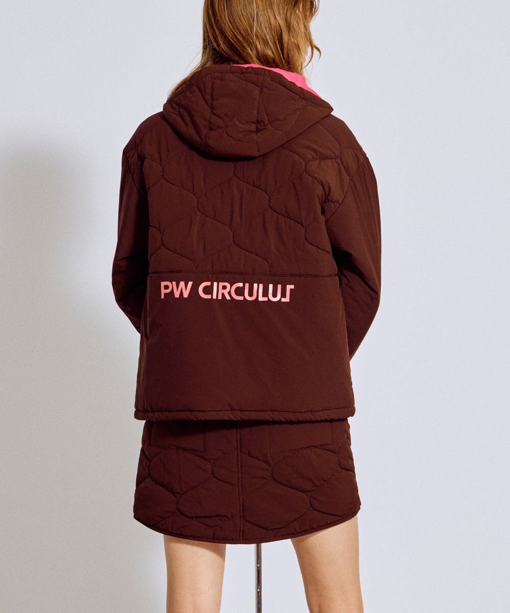 PW CIRCULUS 【撥水加工 / ストレッチ】【WOMEN】キルティング中綿ブルゾン ゴルフウェア レディース 
