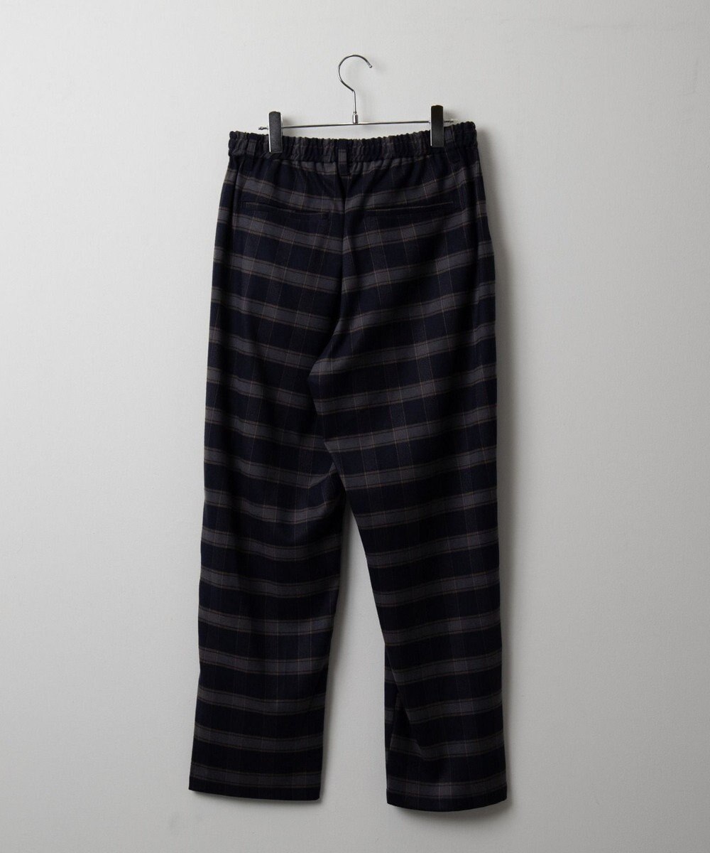 WEGO チェックテーパードスラックス 