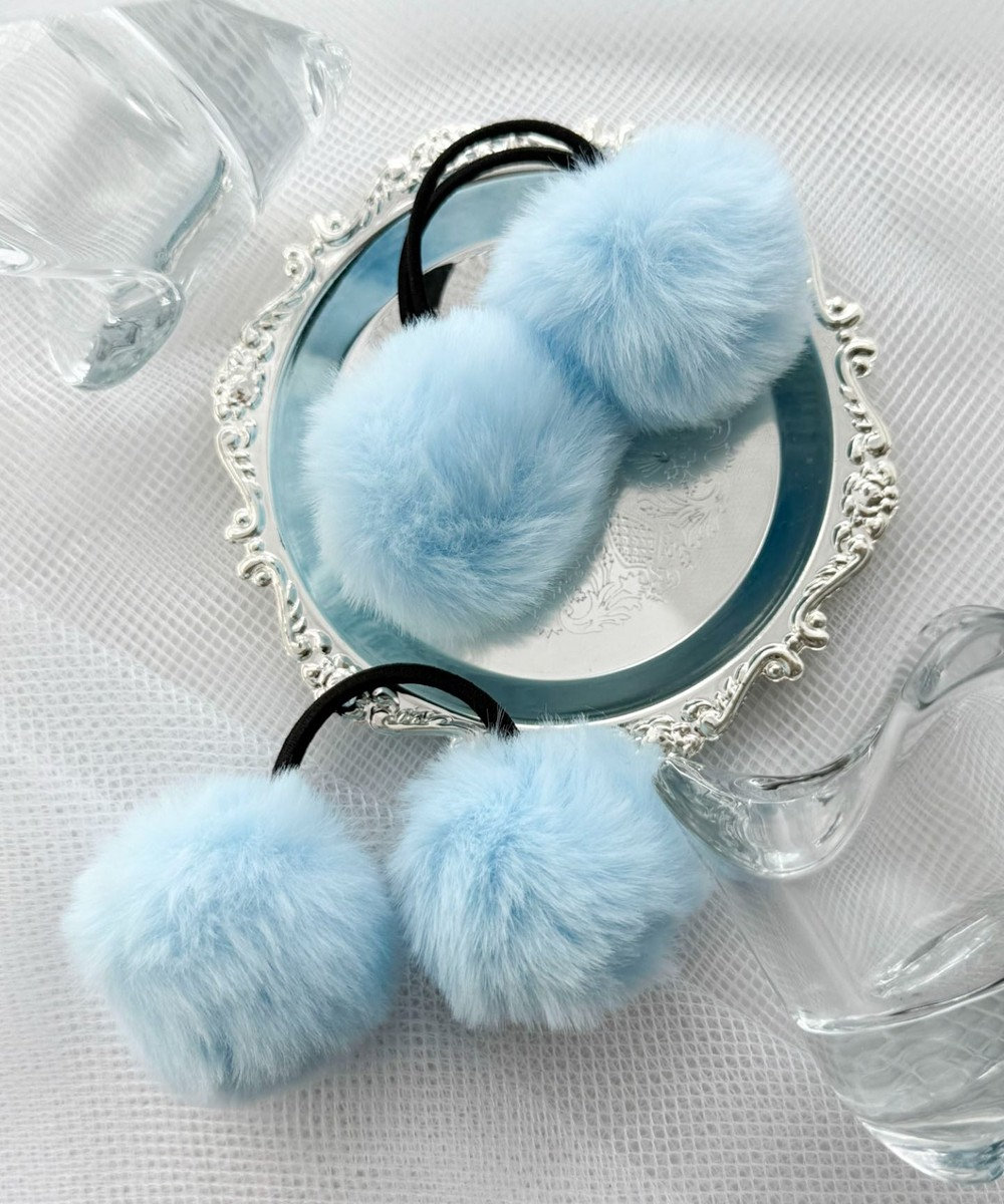 WEGO L2Pダブルポンポンヘアゴム 