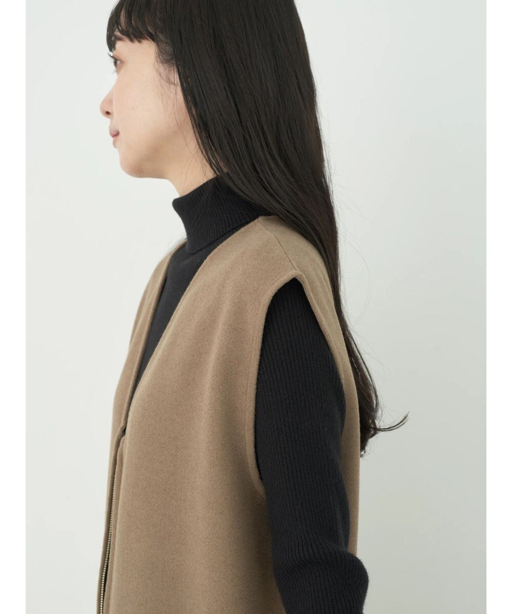 earth music&ecology 圧縮ニットＺＩＰジャンスカ 