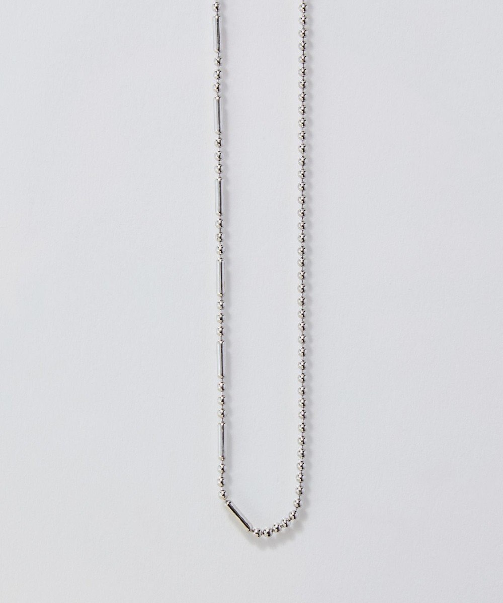 Phoebe 【金属アレルギー対応】リンキーデザインチェーンネックレス　シルバー　ニッケルフリー 