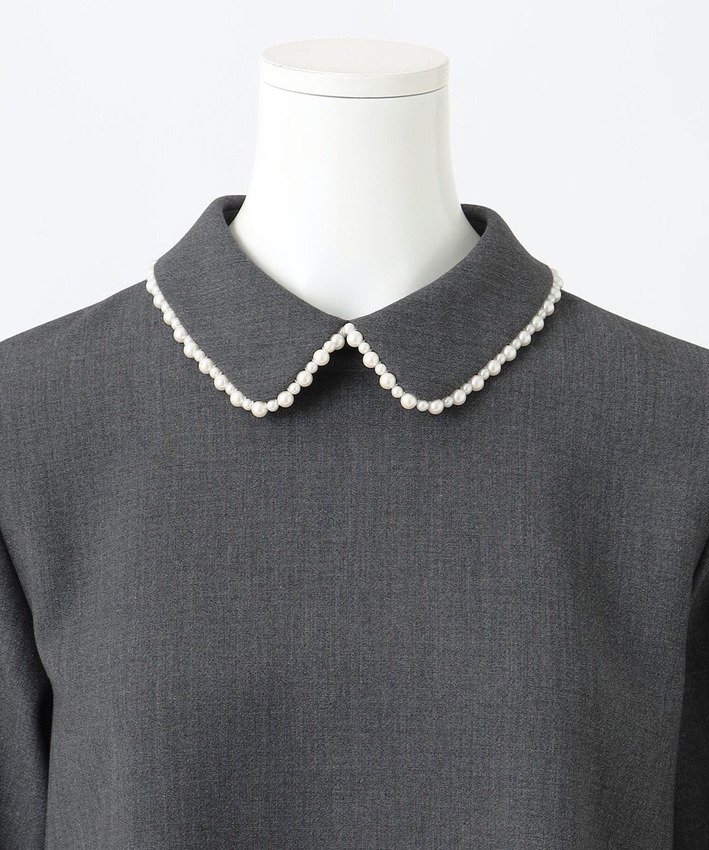 23区 【R(アール)】ダブルクロス パールカラーシャツブラウス 