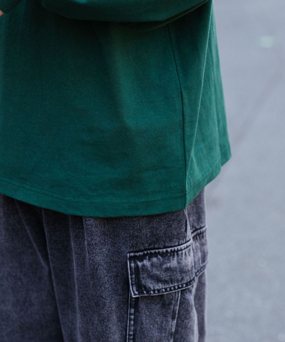 WEGO ヘビーウエイト刺繍グラフィックロンT 