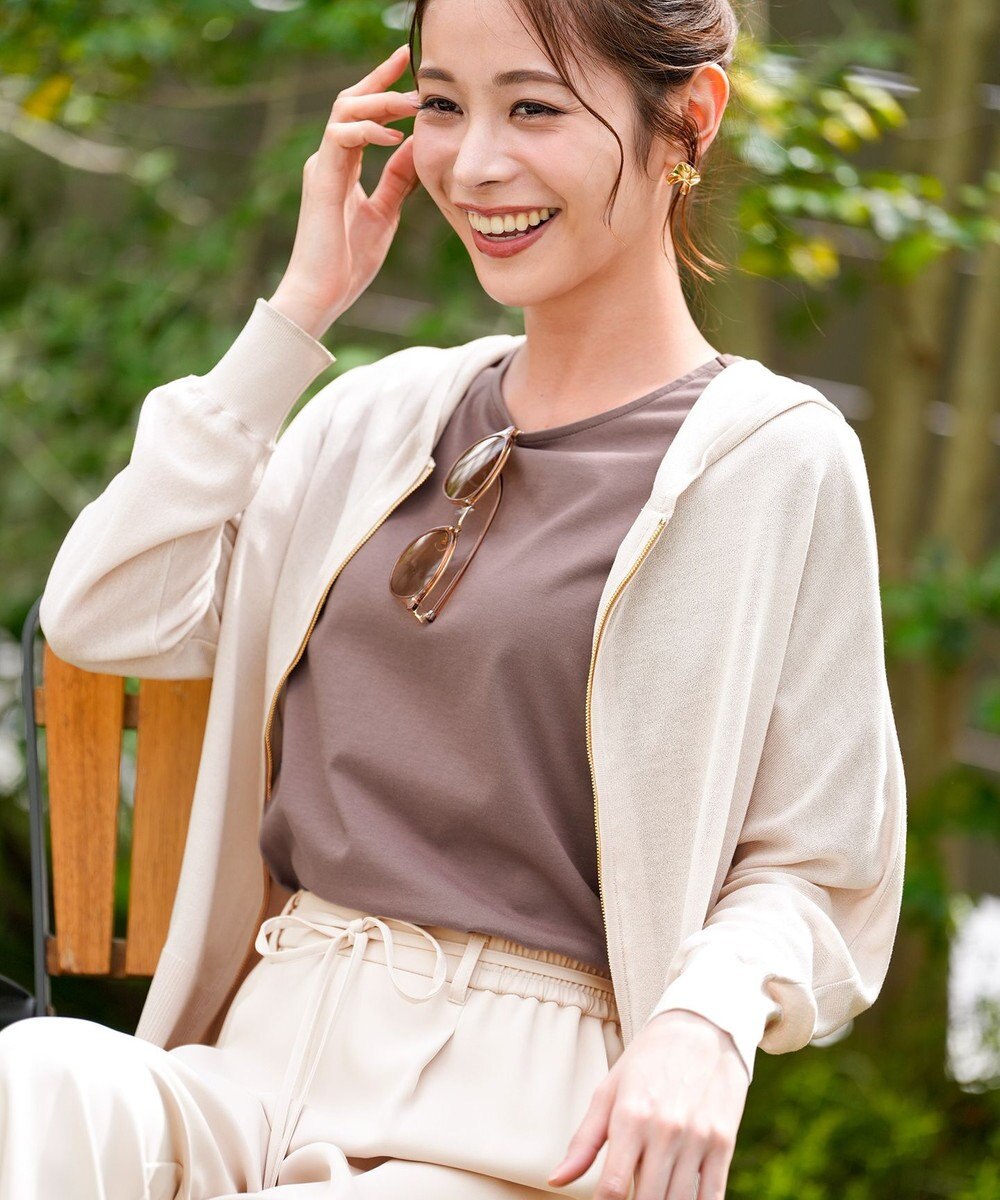 ANY SIS S ショート丈ドルマン５分袖 プルオーバー 