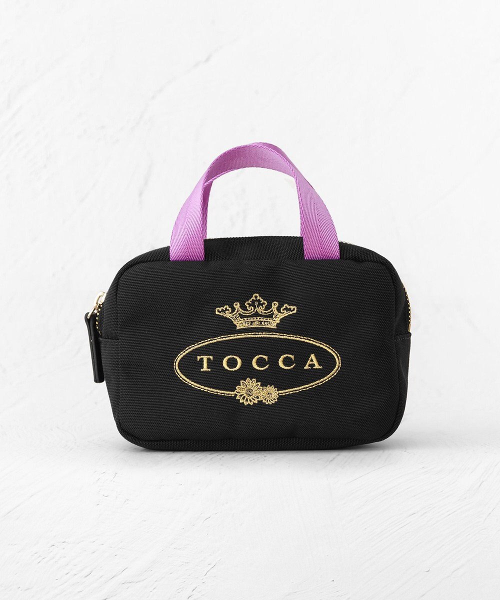 TOCCA TOCCA LOGO MINIPOUCH BAG ミニポーチバッグ ブラック系