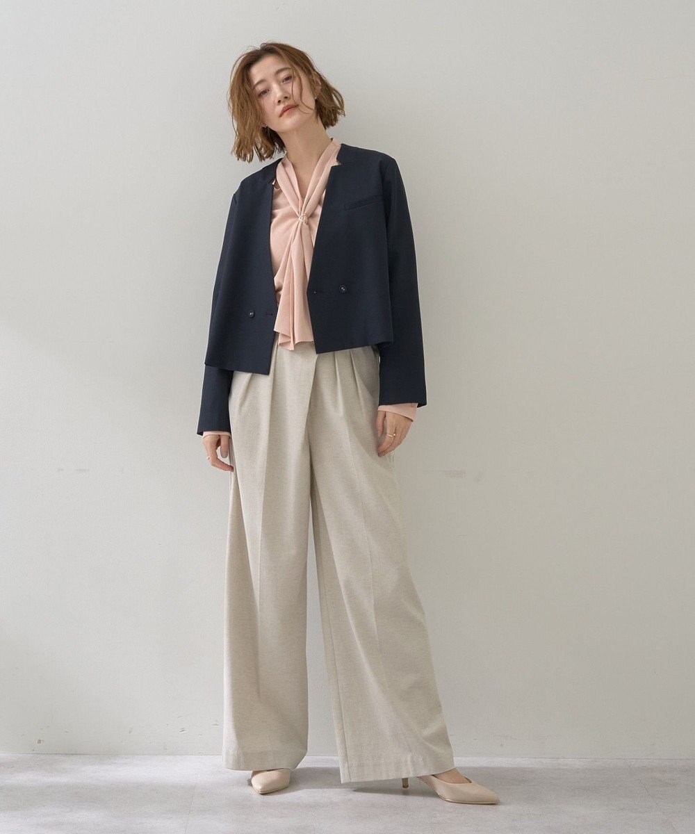 YECCA VECCA メタルホックワイドパンツ 