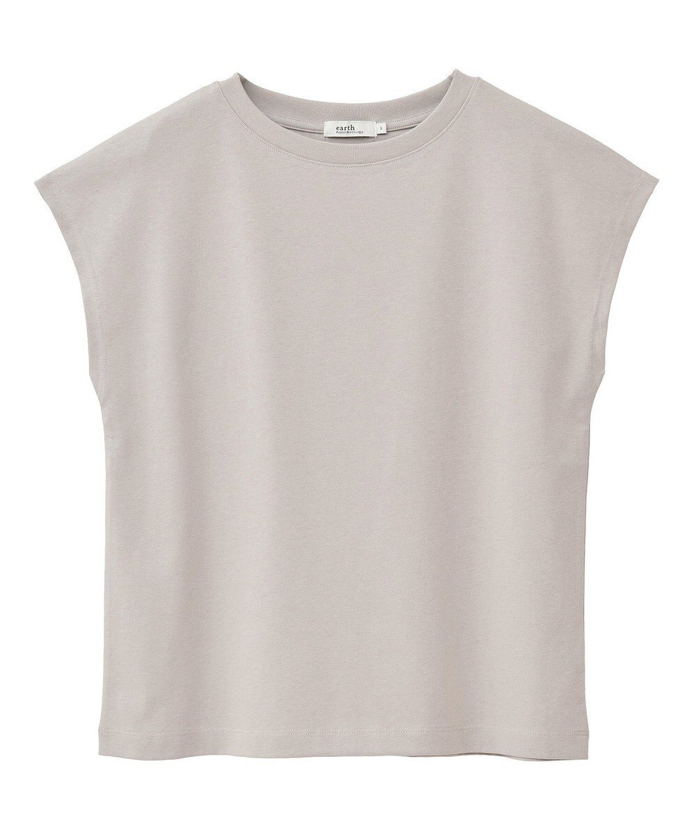 earth music&ecology 【接触冷感/洗濯機可】フレンチＴ 