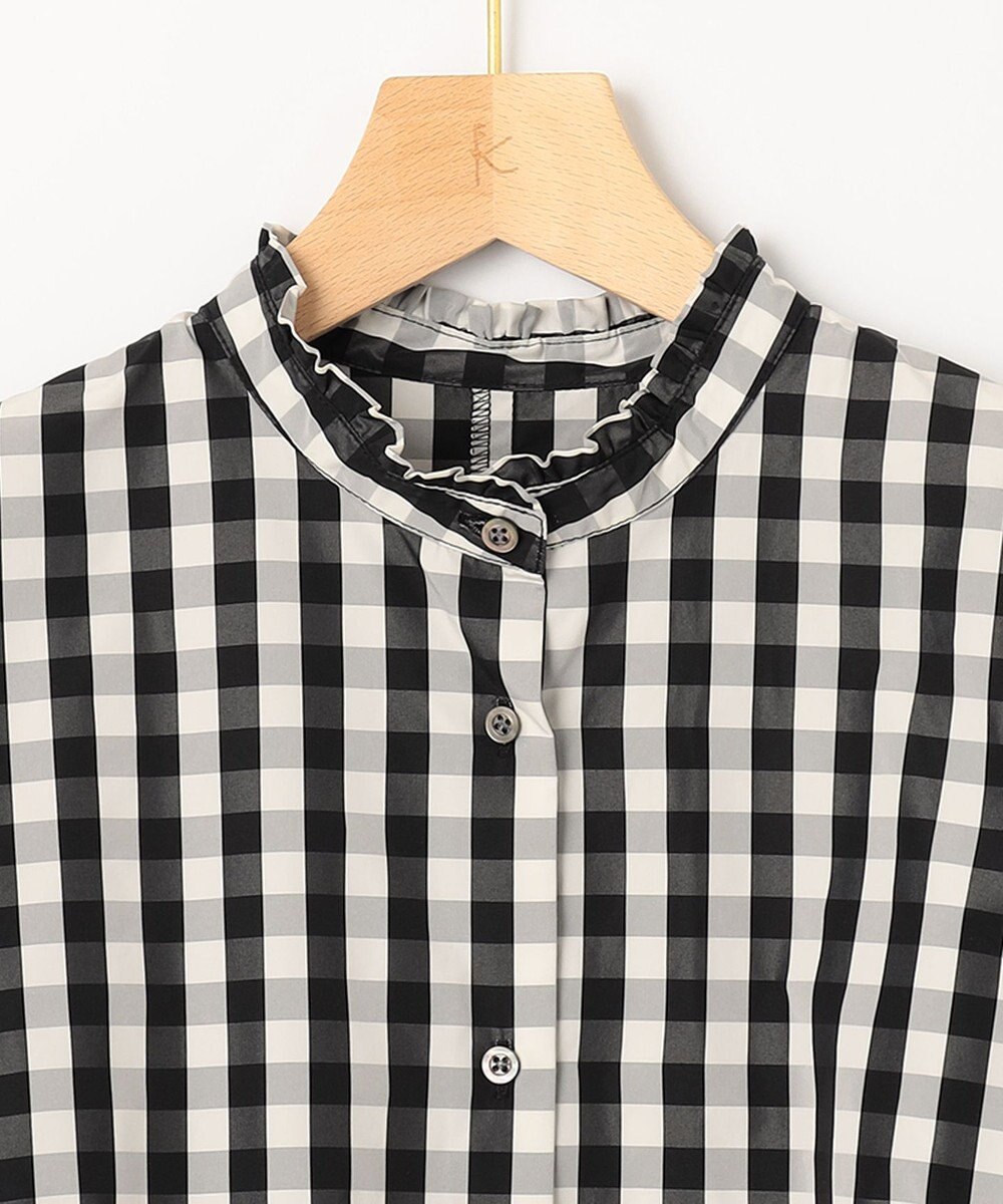 組曲 【洗える】ハイカウントタフタ ワンピース 