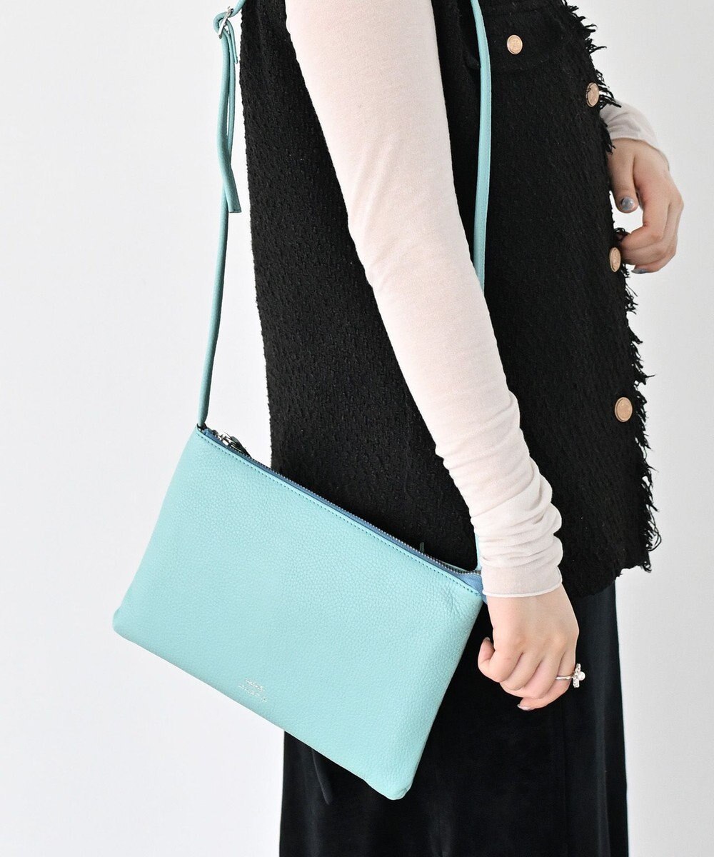 Hekhèr Le Style de Vie 新色追加【日本製】シュリンクレザー スクエアショルダーバッグ 