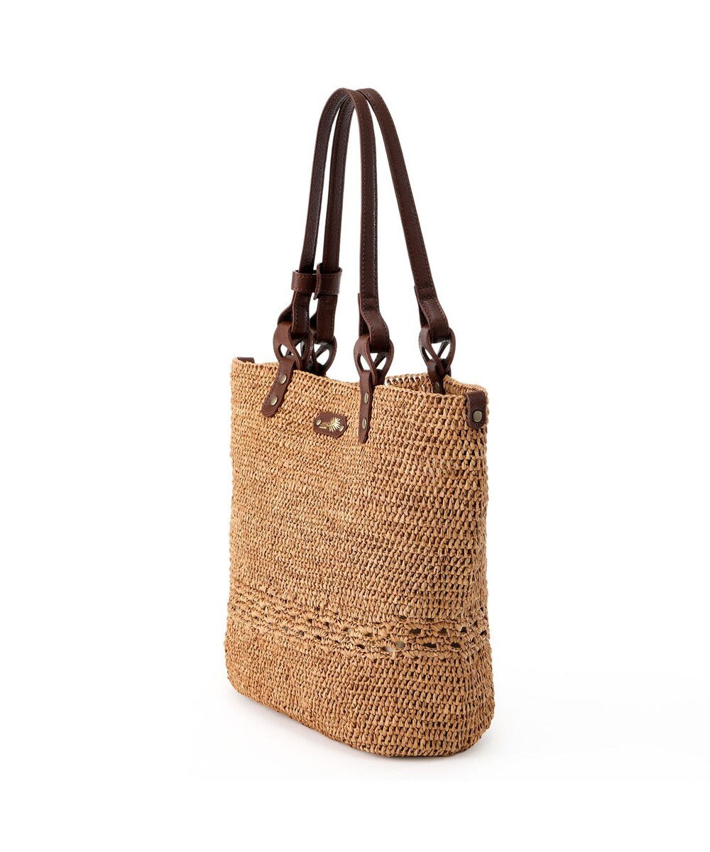 IBIZA ラフィア　セミショルダーバッグ 