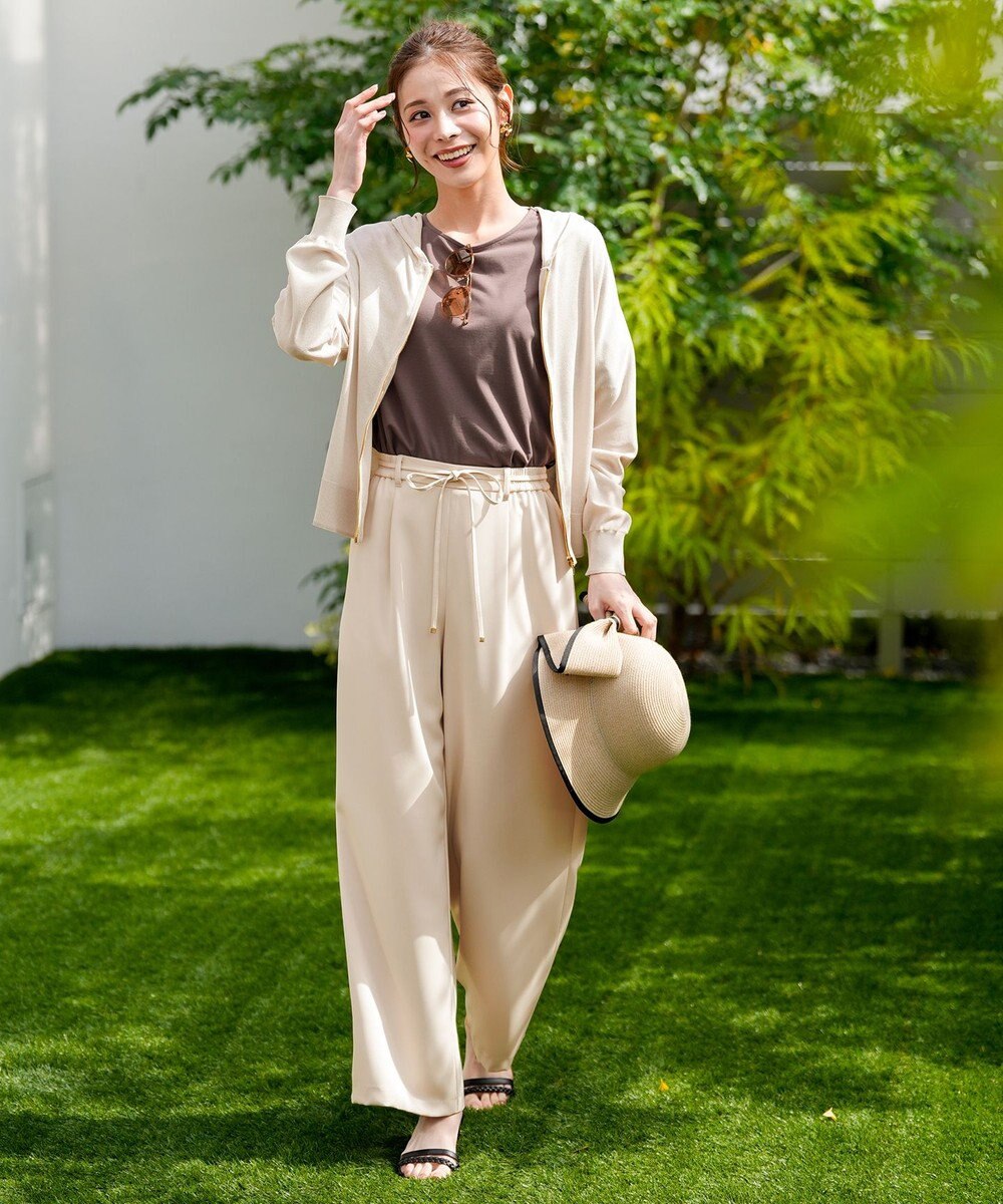 ANY SIS S ショート丈ドルマン５分袖 プルオーバー 