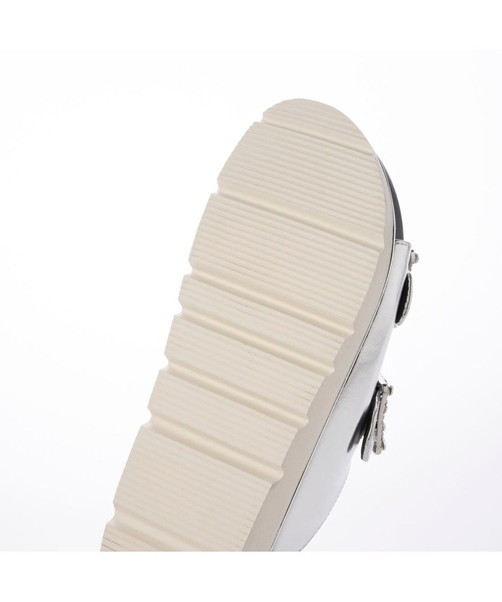 MODE ET JACOMO <carino>厚底ビジューバックルサンダル 