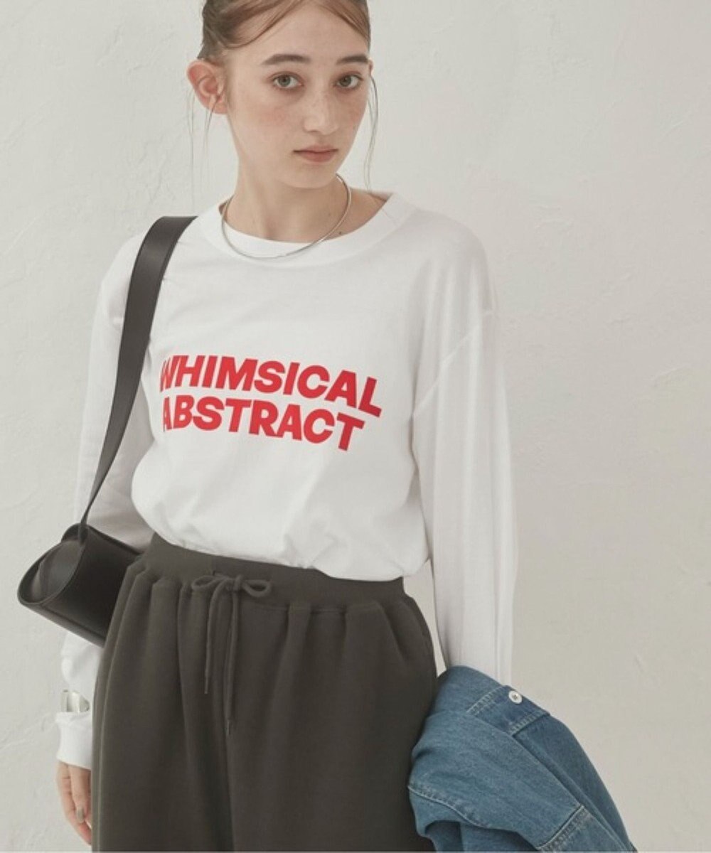 WEGO 【ANGIE VINTAGE】フロッキープリントロゴロンT 