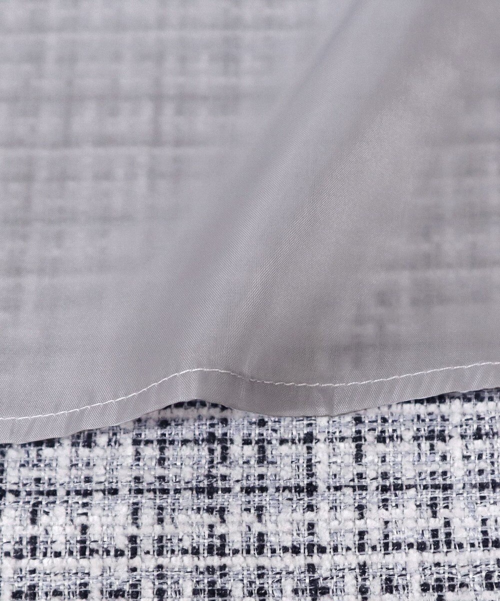 Tiaclasse 【洗える】大人華やかなツイードフレアスカート 