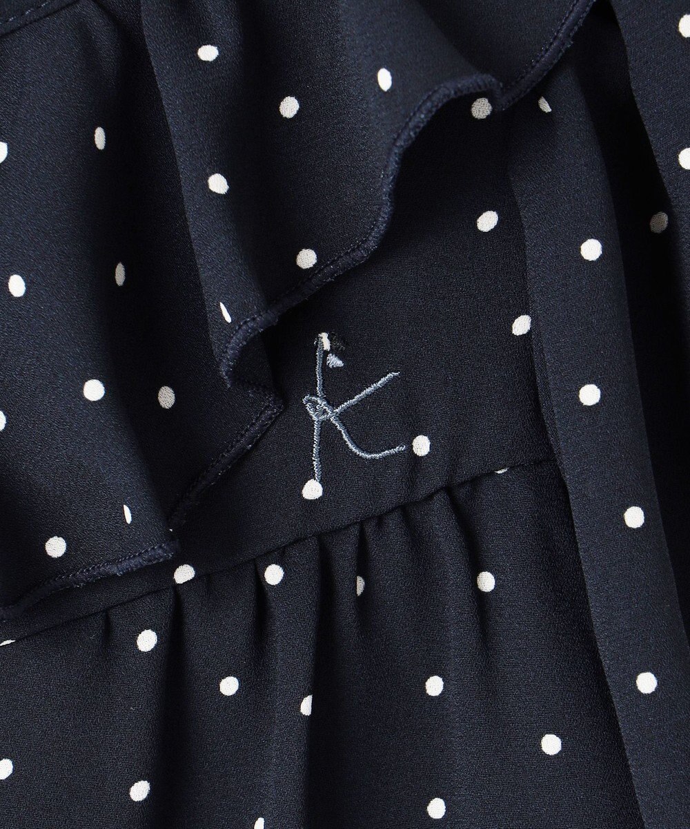 組曲 KIDS 【110-140cm】ラッフルドット ブラウス 