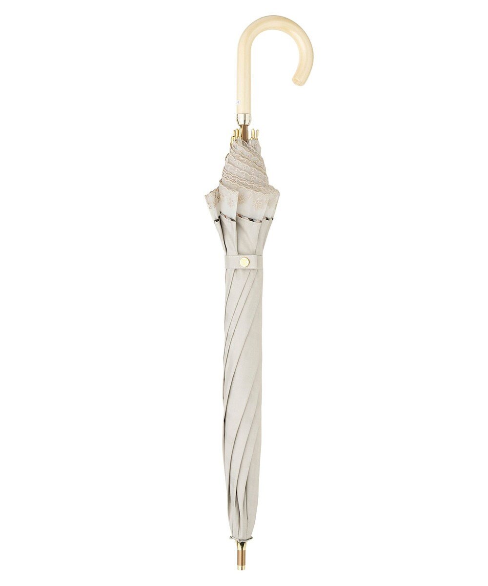 MOONBAT DAKS(ダックス) 晴雨兼用日傘 長傘 ハウスチェックジャカード×オーガンジーレース 