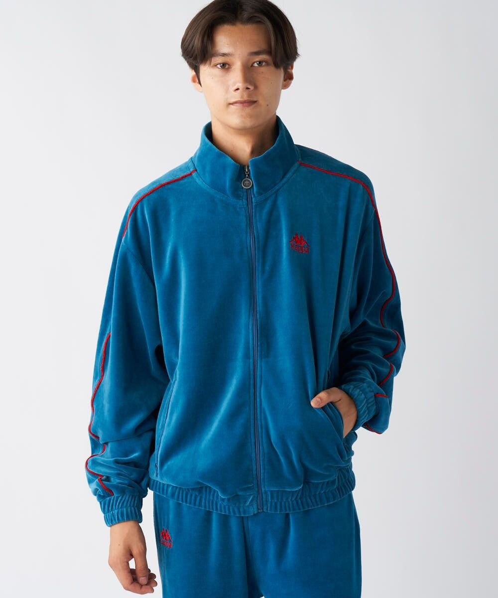 OP／FILA 【Kappa】オーバーシルエット ベロアトラックジャケット 