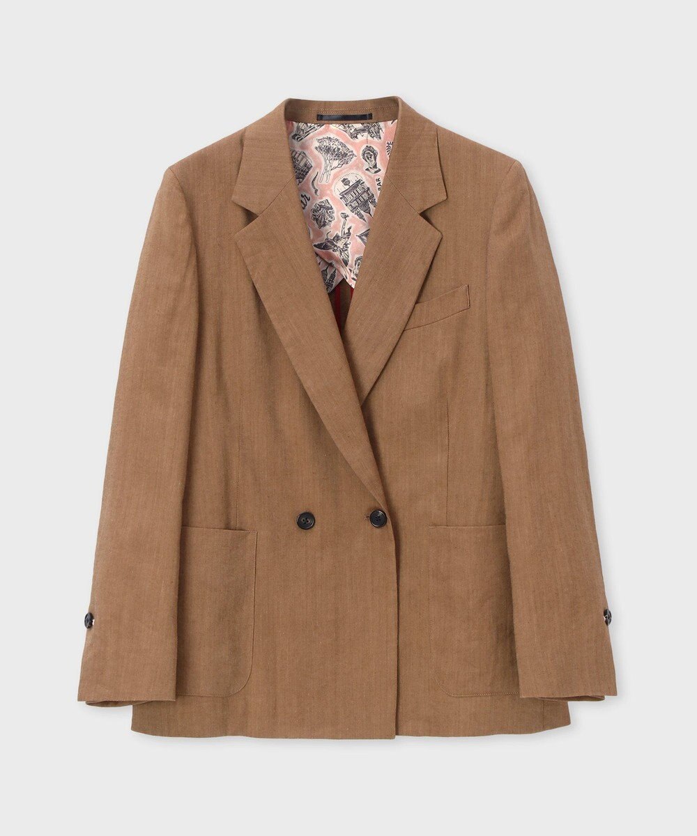 Paul Smith レーヨンリネン ダブルジャケット 
