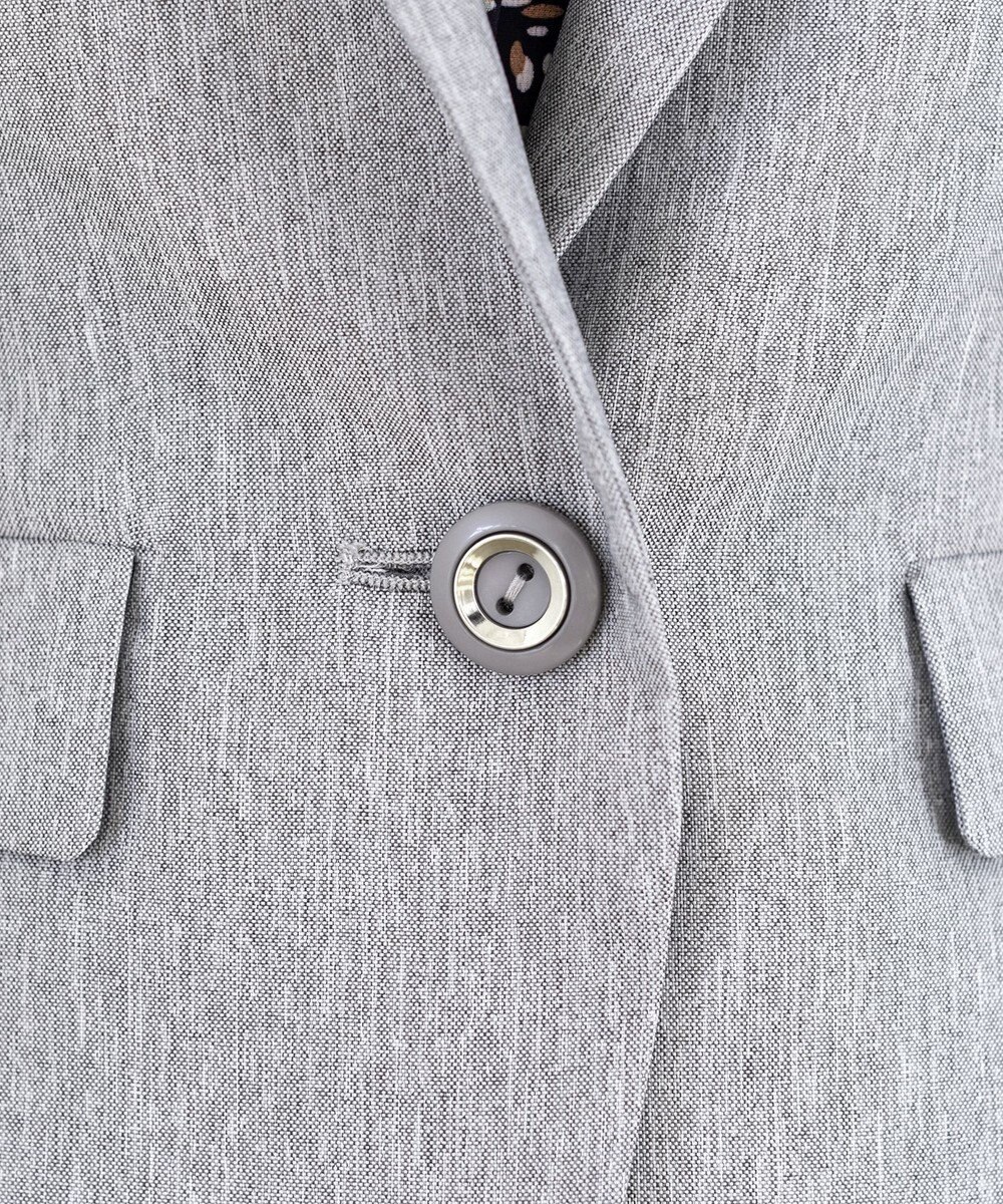 Tiaclasse 【吸水速乾・接触冷感・UVケア・防シワ・洗える】カチオンテーラードジャケット 