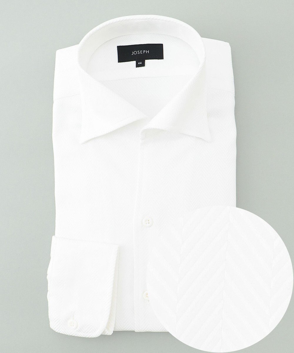 JOSEPH HOMME ツイルヘリンボンクレイジー　イタリアンカラー 