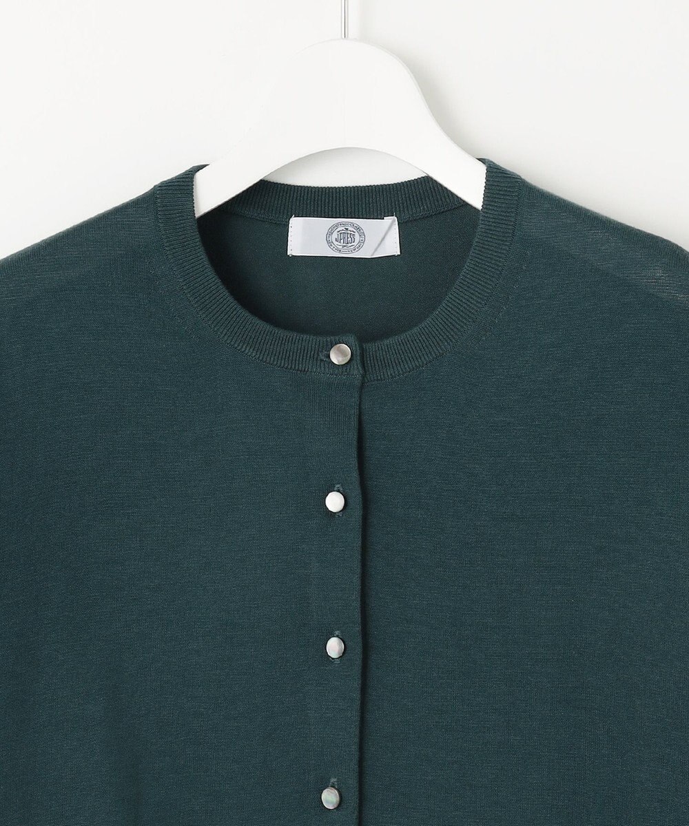 J.PRESS LADIES S 【WEB限定カラーあり・洗える・抗菌防臭】コットンアセテート カーディガン 