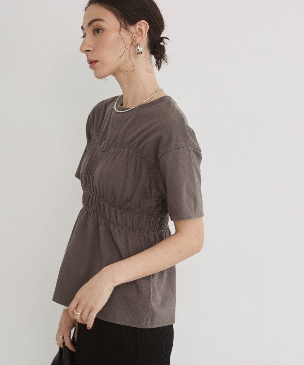 WEGO 【ANGIE VINTAGE】ビスチェ風シャーリングT 