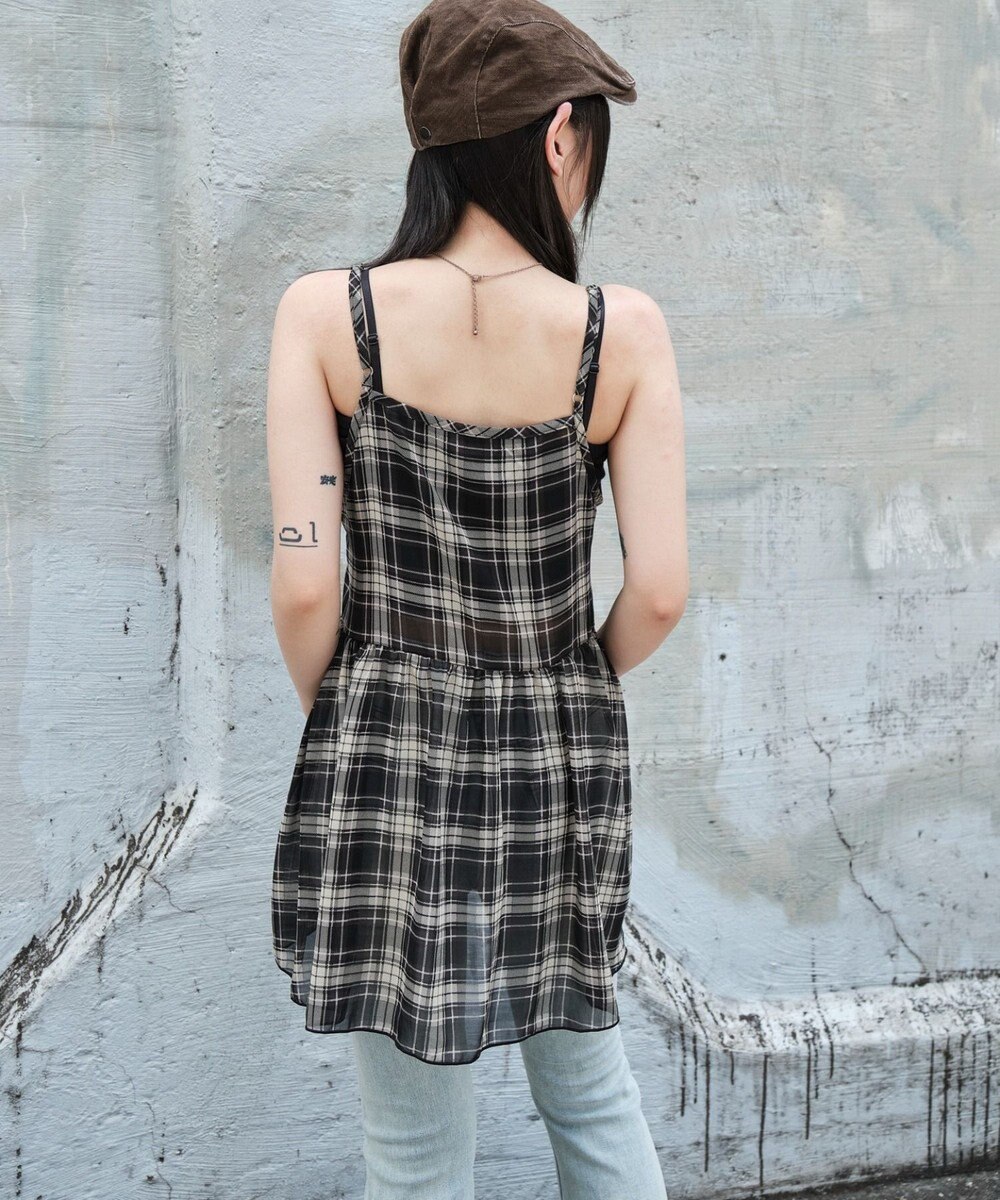 WEGO ドロストデザインキャミワンピース 