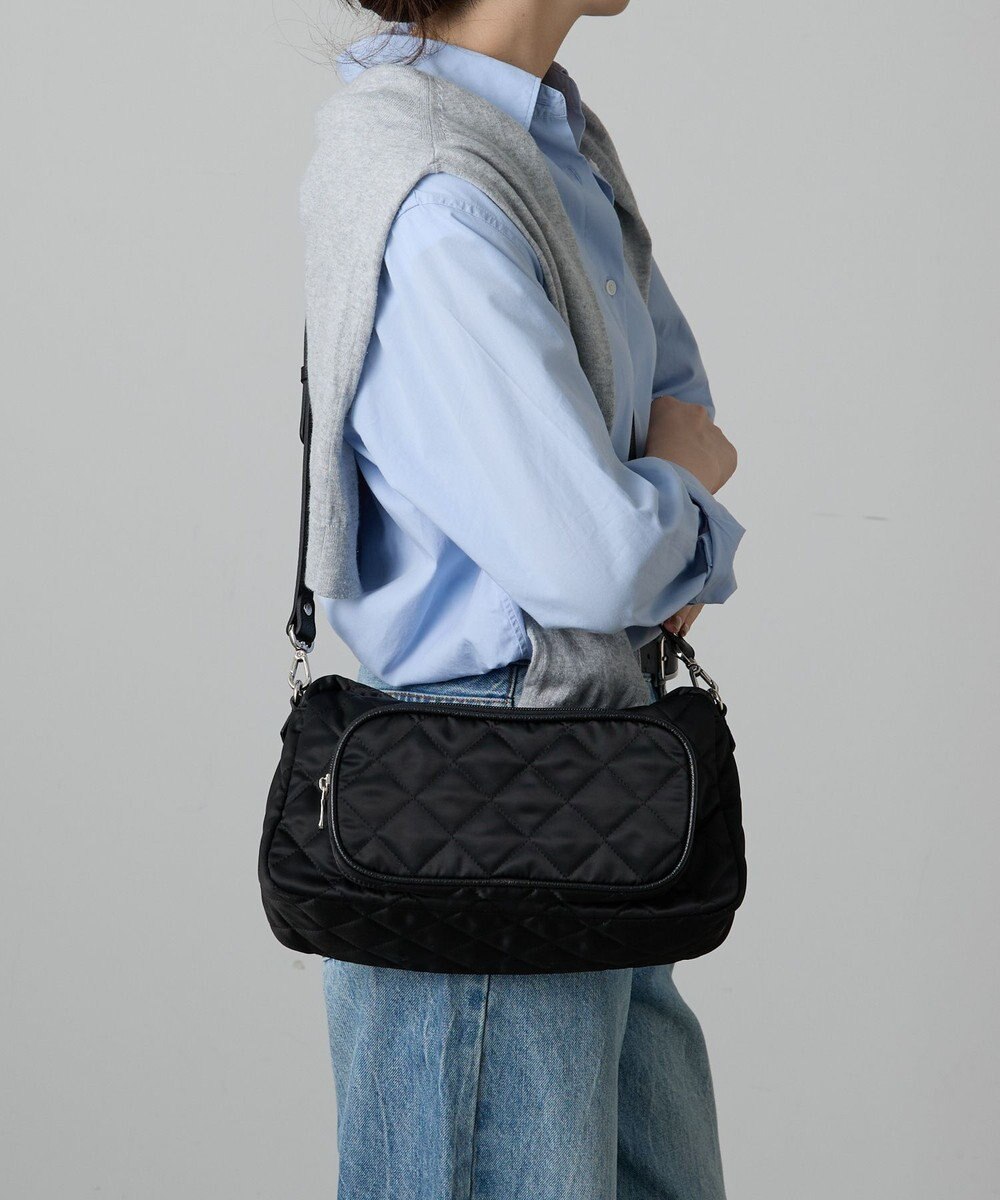 russet 【2025AW新作】キルティング横長2WAYショルダーバッグ(SF-258) 