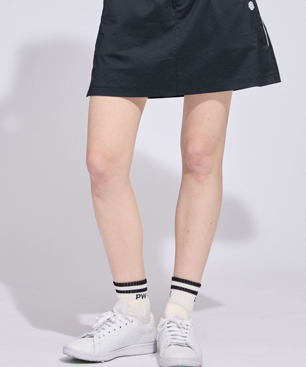 PW CIRCULUS 【虫よけ加工】【WOMEN】ラインソックス ショート丈  ゴルフウェア レディース 