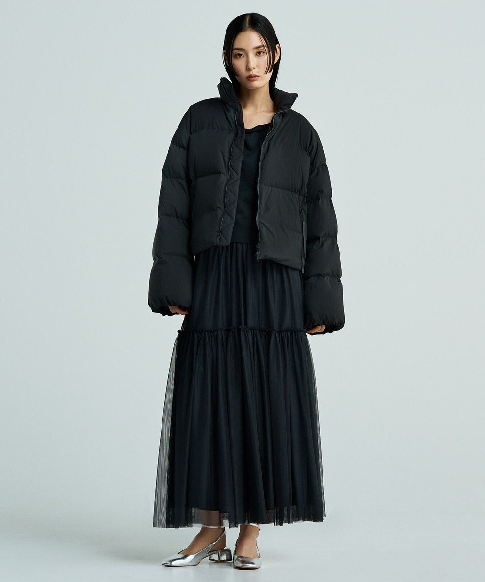 uncrave 【撥水・UVカット】ナイロンタスラン ティアードスカート（uncrave WHITE） 