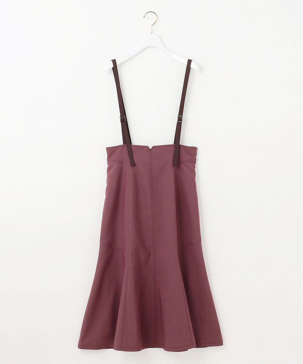 ANY SIS 【洗える】カラーMIXシャンブレー スカート 