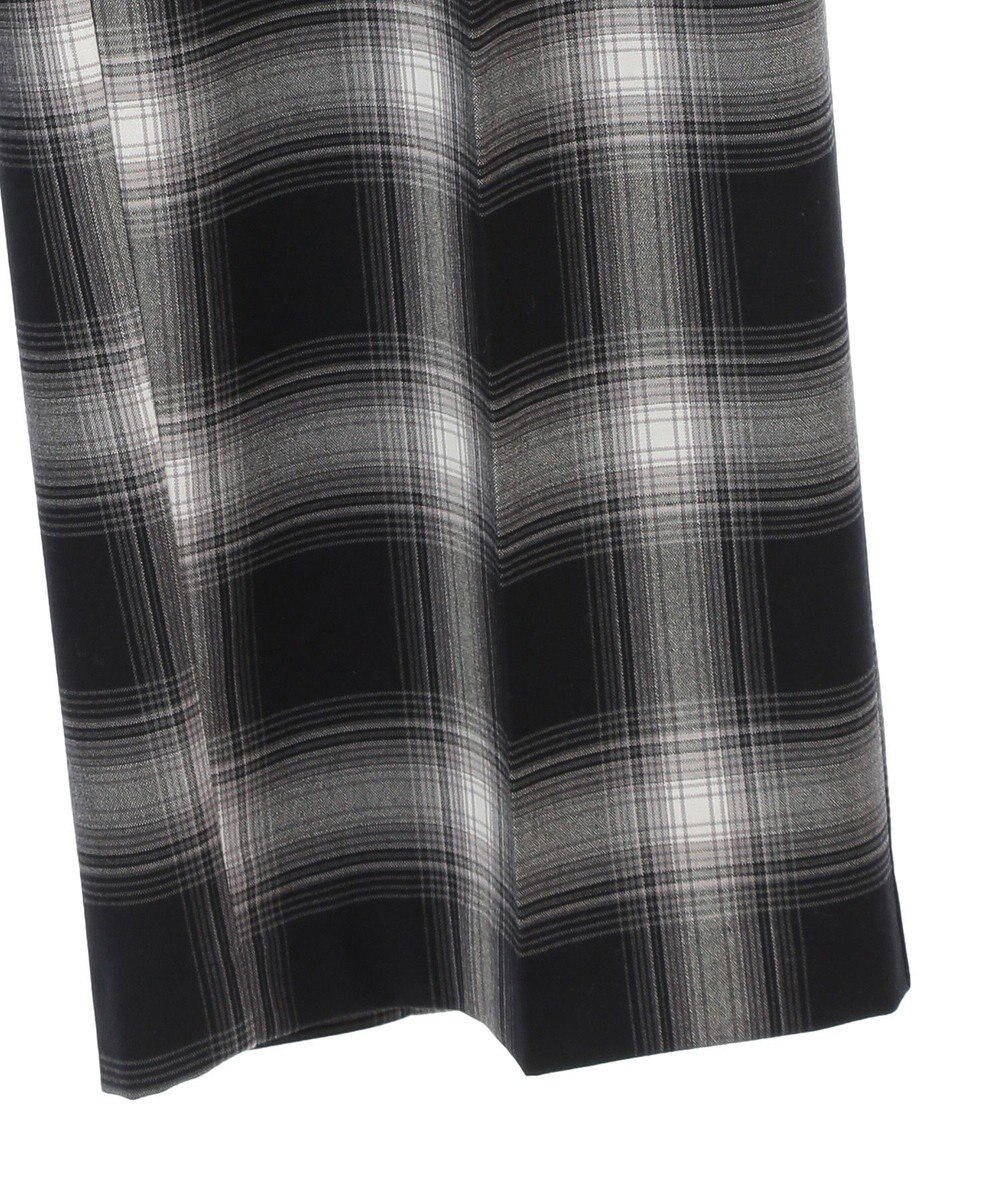 Green Parks あったかきれシル柄　ワイドストレートパンツ 