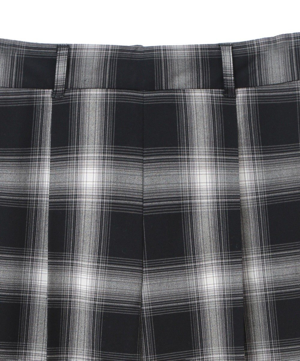 Green Parks あったかきれシル柄　ワイドストレートパンツ 