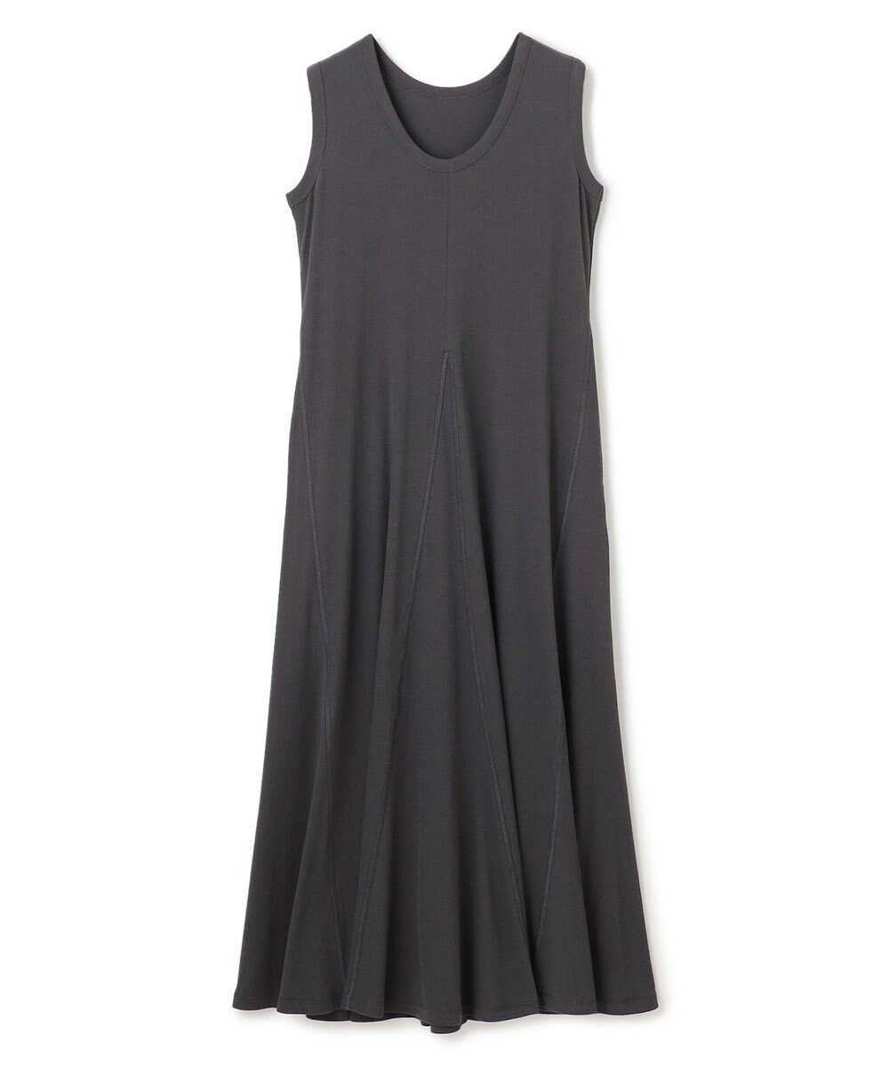 UNFILO ドライタッチフライス フレアワンピース 