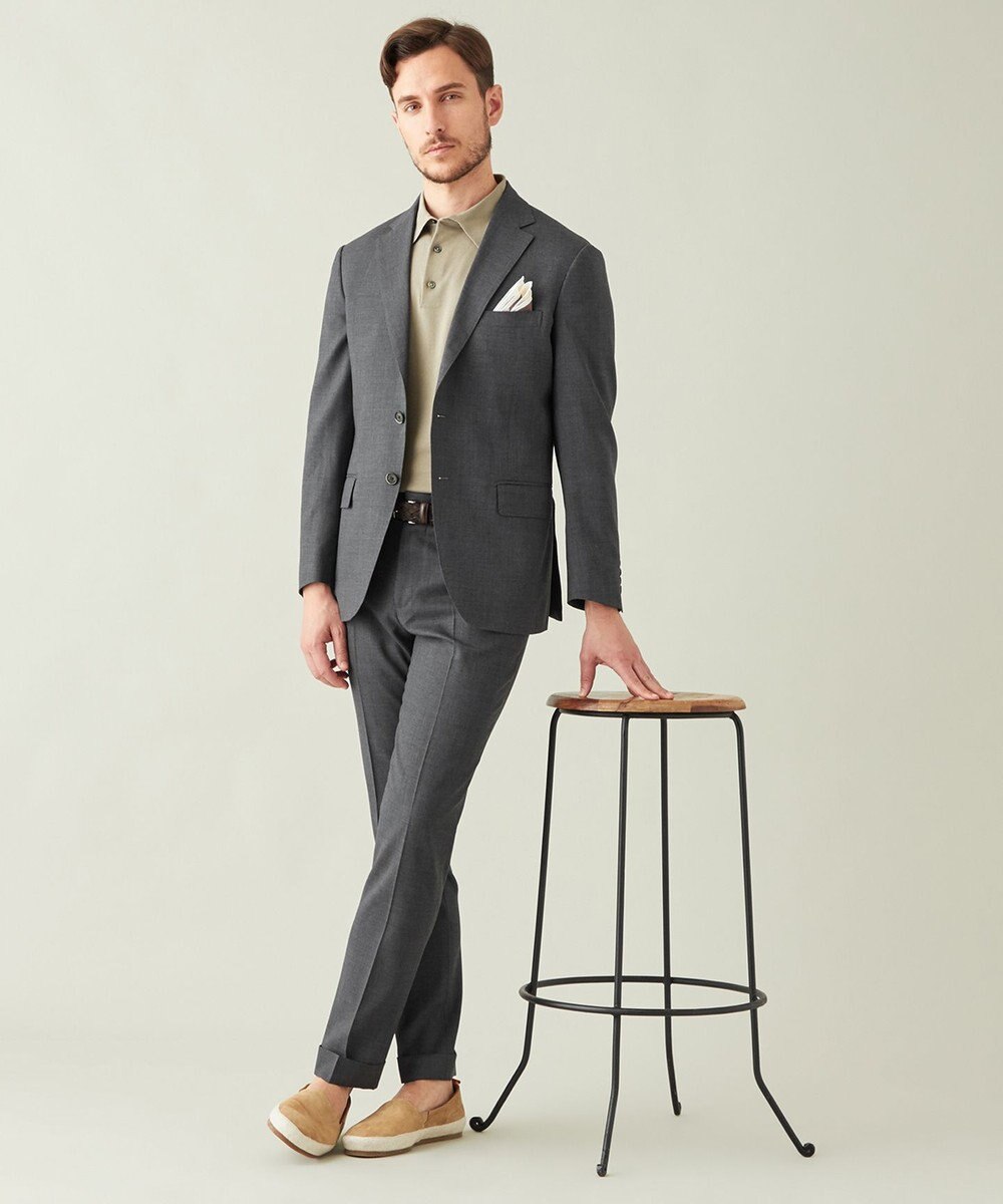 GOTAIRIKU 【AIRY MOVE / セットアップ対応】ウォッシャブルウールトロピカル セットアップジャケット 